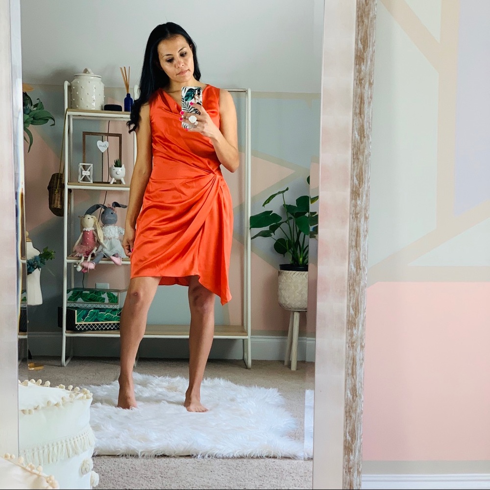 Max and Cleo satin dress